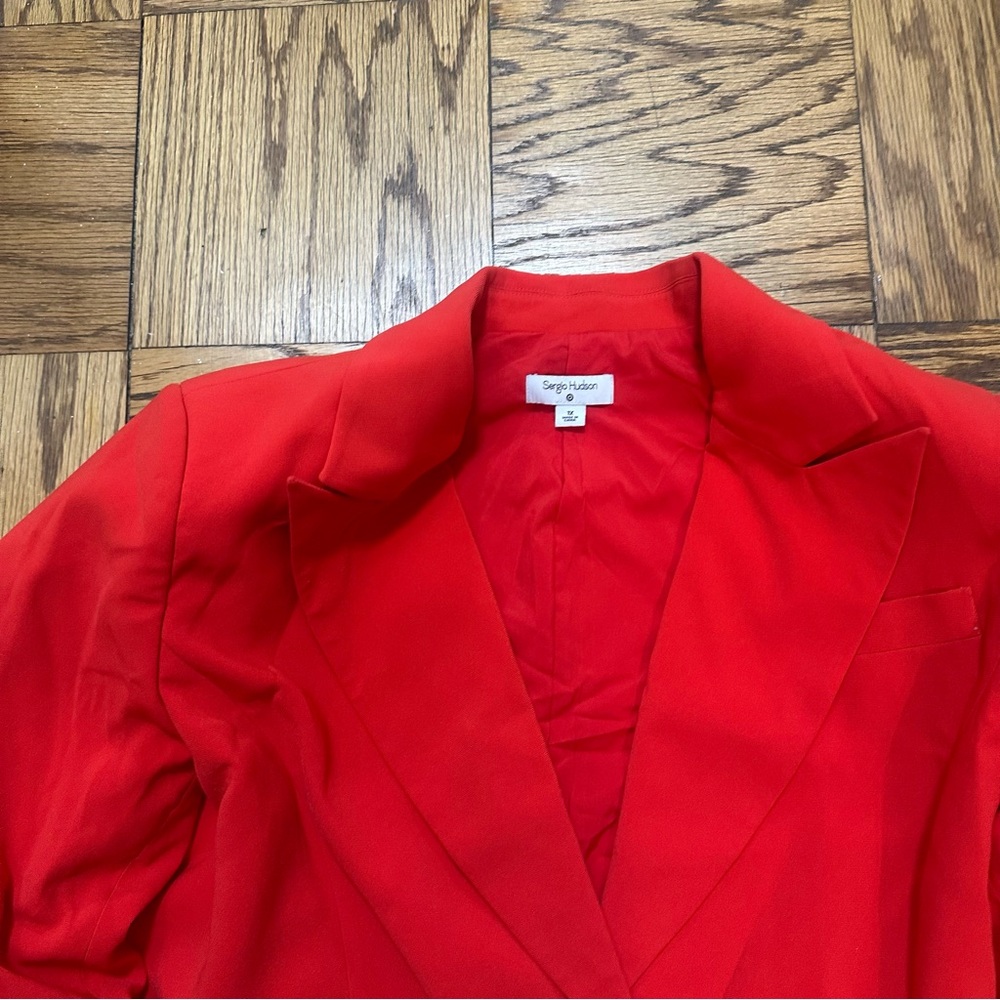Sergio Hudson for Target Women's Red Blazer, 1X, plus size - Picture 4 of 6